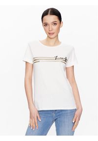 Liu Jo Sport T-Shirt TA3275 J5923 Biały Regular Fit. Kolor: biały. Materiał: bawełna. Styl: sportowy