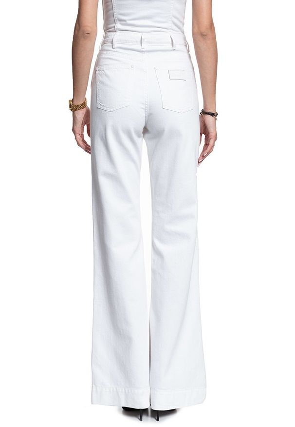 Wrangler - DAMSKI KOMBINEZON WRANGLER OVERALL FLARE WHITE W29PDM989 112128586