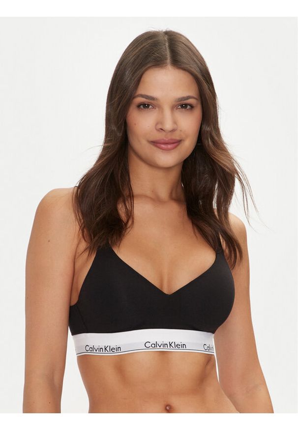 Calvin Klein Underwear Biustonosz top 000QF7900E Czarny. Kolor: czarny. Materiał: bawełna