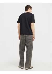 Jack & Jones - Jack&Jones T-Shirt Corp 12233999 Czarny Standard Fit. Kolor: czarny. Materiał: bawełna #4