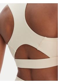 Reebok Biustonosz sportowy Reebok x Ewa Chodakowska Ela RK25615CCW Beżowy. Kolor: beżowy. Materiał: syntetyk #4