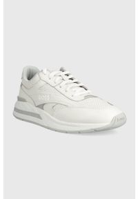 BOSS sneakersy skórzane Kurt kolor biały 50502902. Zapięcie: sznurówki. Kolor: biały. Materiał: materiał, guma #2