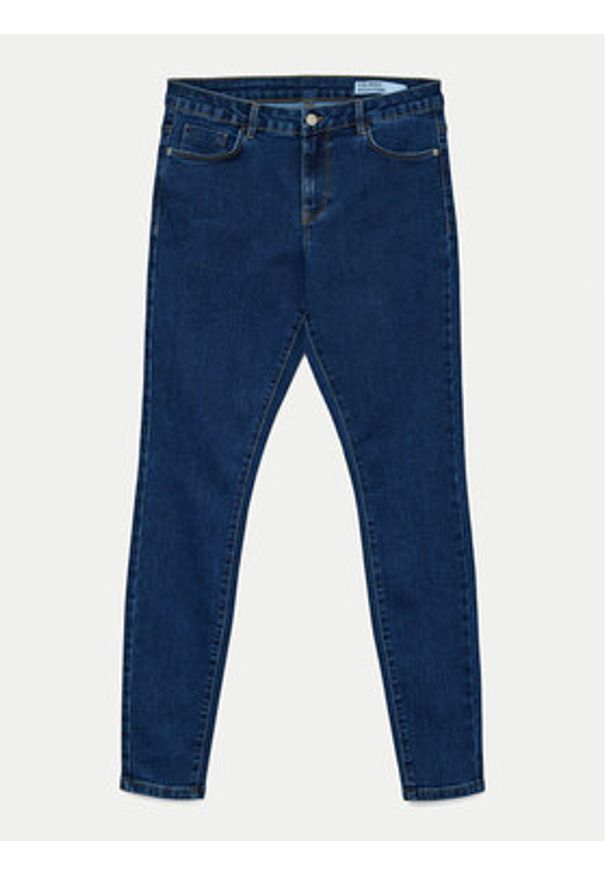 Vero Moda Jeansy Elly 10310613 Granatowy Skinny Fit. Kolor: niebieski