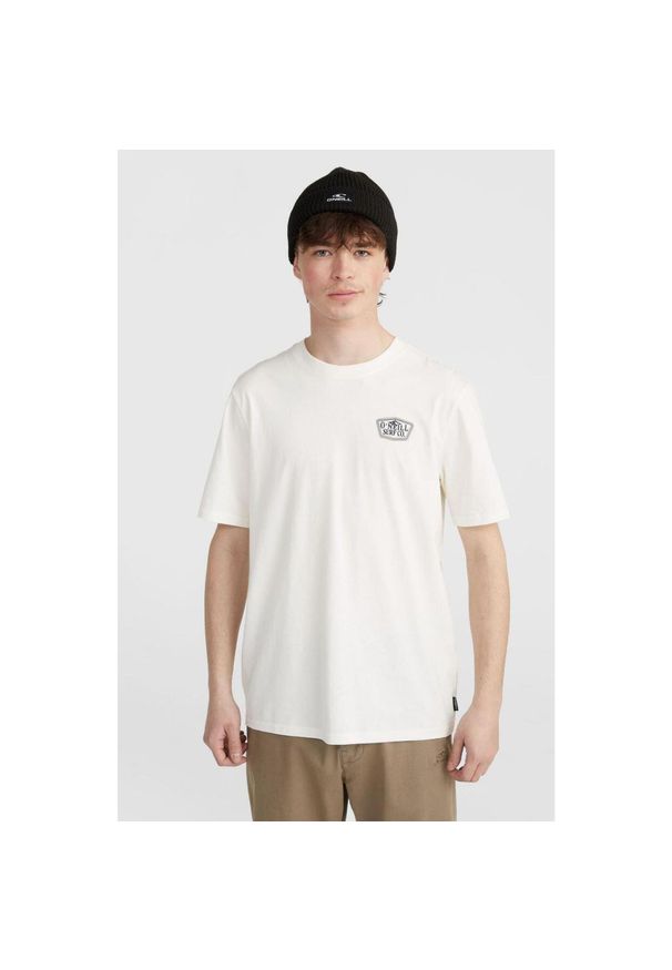 Koszulka O'Neill Small Chest Print. Kolor: biały. Wzór: nadruk