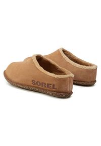 sorel - Sorel Kapcie Youth Lanner Ridge™ II NY3926 Brązowy. Kolor: brązowy. Materiał: skóra, zamsz