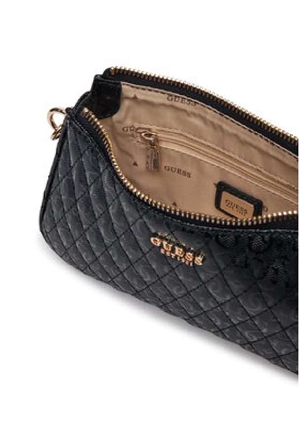 Guess Torebka HWGG96 26720 Czarny. Kolor: czarny. Materiał: skórzane