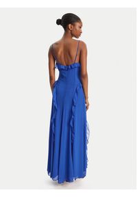 BARDOT - Bardot Sukienka wieczorowa Veris Ruffle 60007DB Niebieski Regular Fit. Kolor: niebieski. Materiał: syntetyk. Styl: wizytowy #2