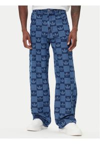 Adidas - adidas Jeansy JY2993 Niebieski Regular Fit. Kolor: niebieski #1
