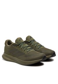 Adidas - adidas Sneakersy Runfalcon 5 IE0525 Zielony. Kolor: zielony. Materiał: mesh, materiał #5