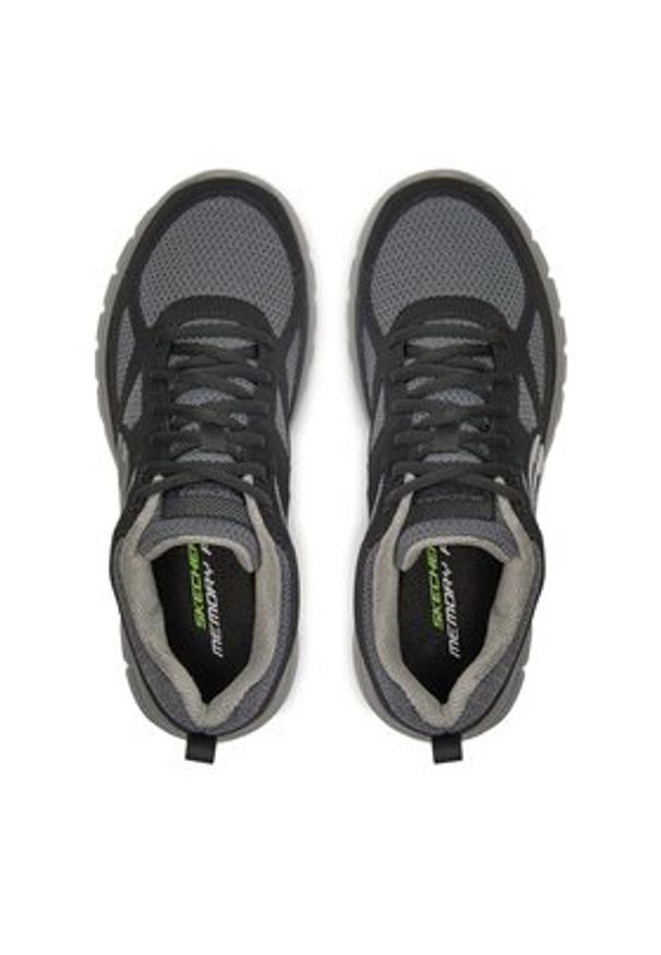 skechers - Skechers Sneakersy Skechers Burns Agoura Czarny. Kolor: czarny. Materiał: materiał