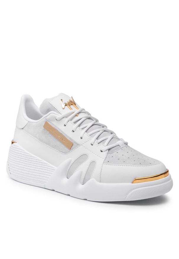 Giuseppe Zanotti Sneakersy RM10042 Biały. Kolor: biały. Materiał: skóra