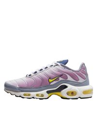 Buty do chodzenia damskie Nike W Air Max Plus. Zapięcie: sznurówki. Kolor: fioletowy. Materiał: materiał, syntetyk, tkanina. Szerokość cholewki: normalna. Model: Nike Air Max. Sport: turystyka piesza