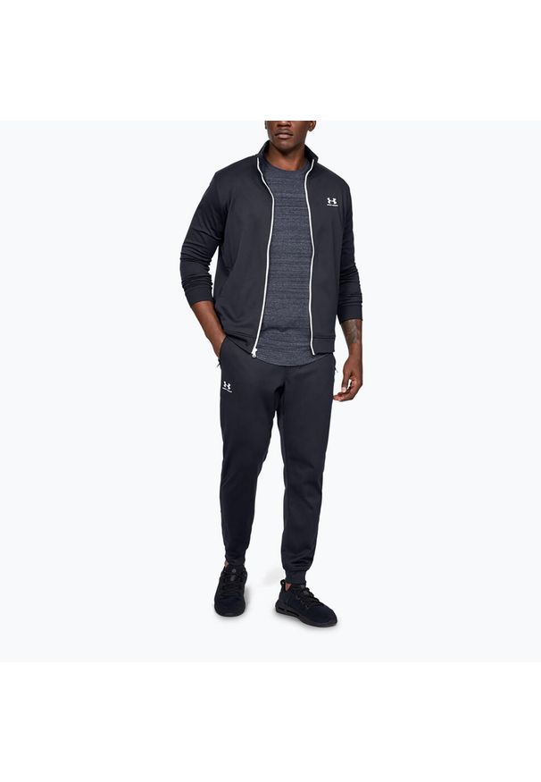 Spodnie męskie Under Armour Sportstyle Tricot Jogger. Kolor: biały, czarny, wielokolorowy