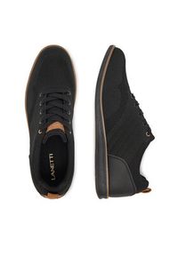 Lanetti Półbuty VSS25-L004 Czarny. Kolor: czarny. Materiał: materiał #5