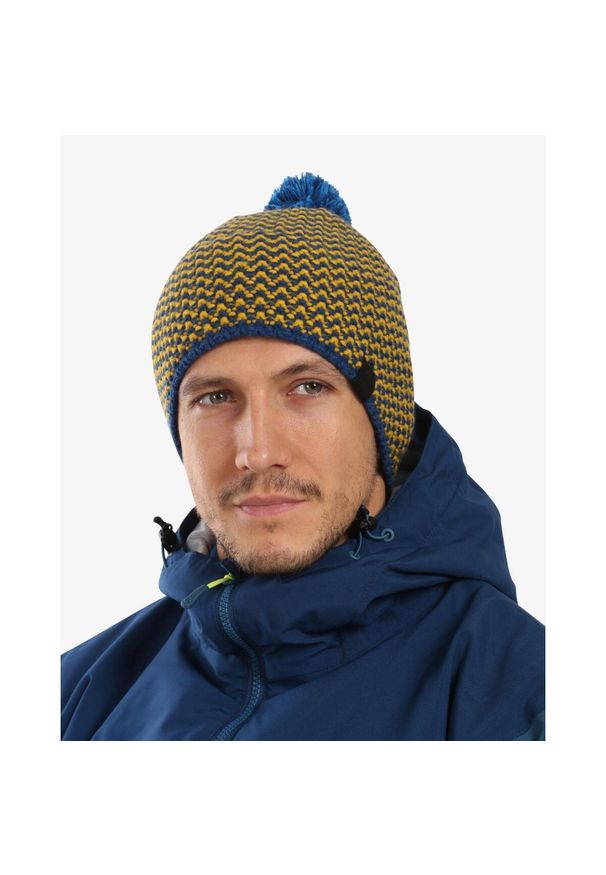 Czapka męska Kilpi PAULO-M. Kolor: niebieski. Materiał: wełna. Styl: sportowy