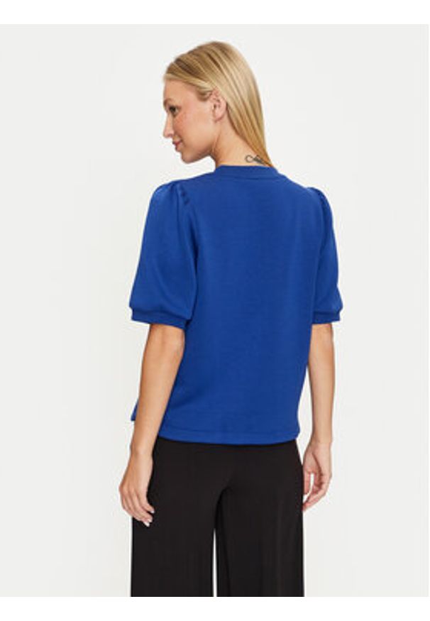 Vila Bluza Reflect 14097562 Niebieski Loose Fit. Kolor: niebieski. Materiał: syntetyk