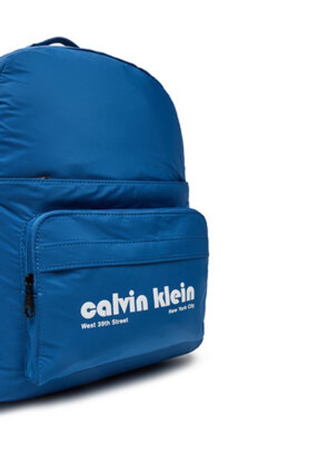 Calvin Klein Jeans Plecak Ckj Graphic Ck Multi Funct Backp LV04G3162G Granatowy. Kolor: niebieski. Materiał: materiał