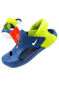 Sandały Nike Sunray Protect Jr DH9465-402 niebieskie. Zapięcie: rzepy. Kolor: niebieski. Sezon: lato #2