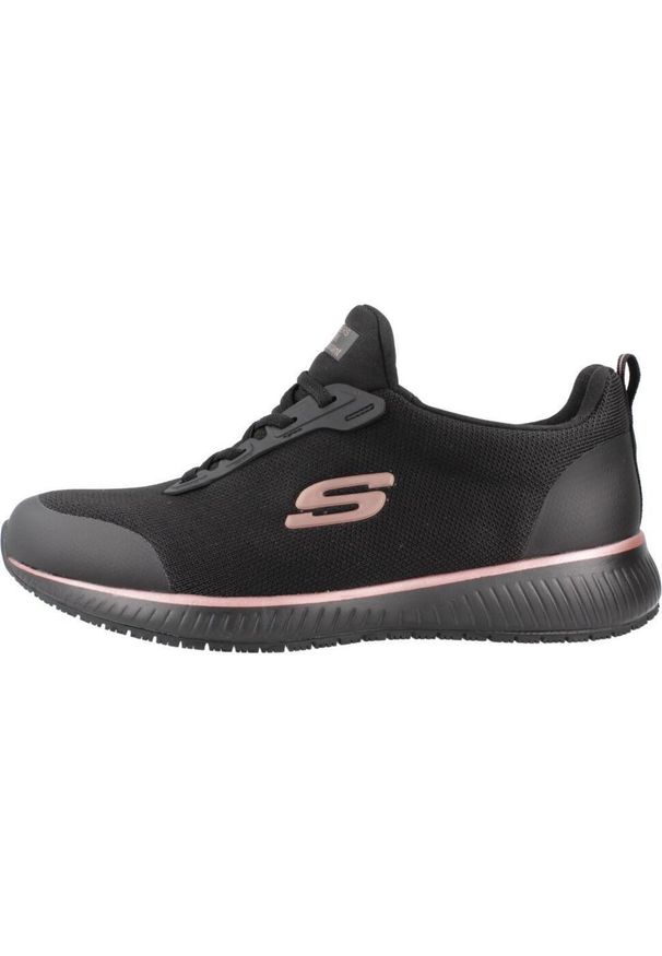 skechers - Obuwie Sportowe Damskie Skechers Work: Squad SR Biały. Kolor: czarny, różowy, wielokolorowy. Model: Skechers Sport. Sport: turystyka piesza