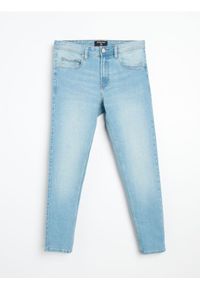 Sinsay - Jeansy slim fit - niebieski. Kolor: niebieski