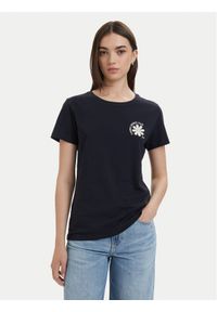 BOSS T-Shirt C_Elove_5 50566827 Granatowy Slim Fit. Kolor: niebieski. Materiał: bawełna #1