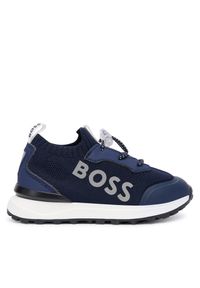 Sneakersy BOSS. Kolor: niebieski