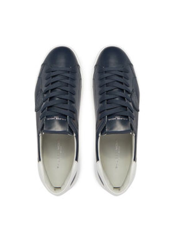 Philippe Model Sneakersy A006053 BTLU V016 Granatowy. Kolor: niebieski. Materiał: skóra