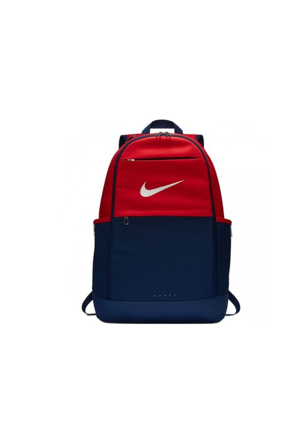 Nike Brasilia Backpack BA5892-658. Kolor: czerwony. Materiał: poliester