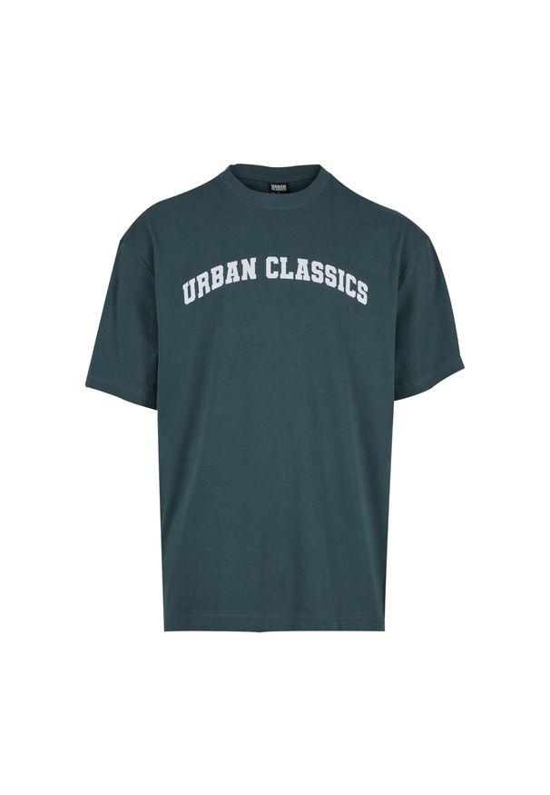 Koszulka Urban Classics College Logo Tall. Kolor: zielony