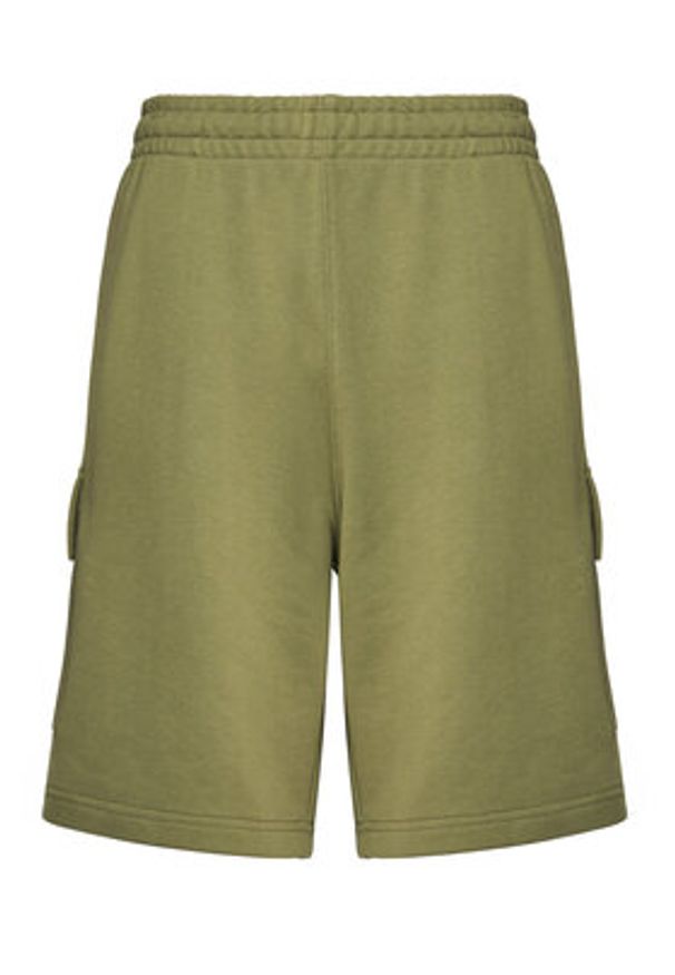 Lacoste Szorty sportowe GH9743 Khaki Regular Fit. Kolor: brązowy. Materiał: bawełna. Styl: sportowy