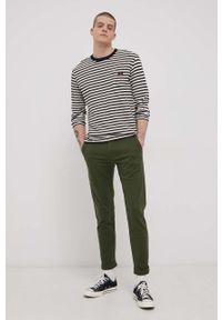 Levi's® - Levi's Spodnie męskie kolor zielony w fasonie chinos. Okazja: na spotkanie biznesowe. Kolor: zielony. Materiał: tkanina. Wzór: gładki. Styl: biznesowy #3