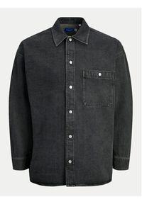 Jack & Jones Koszula jeansowa Santorini 12250602 Czarny Relaxed Fit. Kolor: czarny. Materiał: bawełna #3