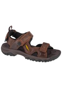 keen - Buty do chodzenia męskie Keen Sandały Męskie Targhee Iii Open Toe Bisonmul. Nosek buta: otwarty. Zapięcie: rzepy. Kolor: brązowy. Materiał: skóra, materiał, syntetyk. Sport: turystyka piesza