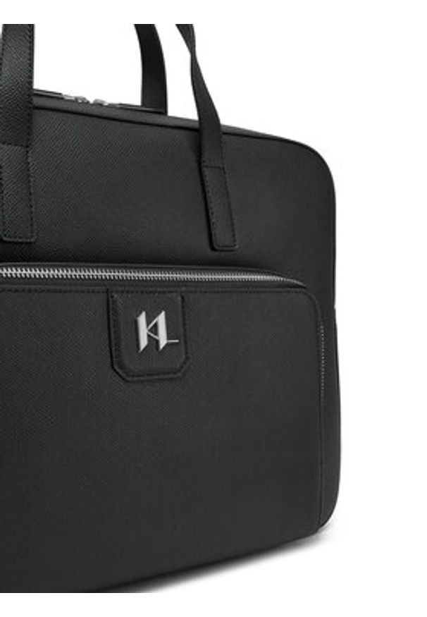 Karl Lagerfeld - KARL LAGERFELD Torba na laptopa A1M30098 Czarny. Kolor: czarny. Materiał: skóra