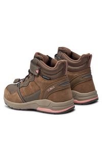 CMP Buty Kids Hadil Leather Wp Urban Shoes 3Q84524 Brązowy. Kolor: brązowy. Materiał: zamsz, skóra