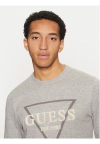 Guess Sweter M5RR02 Z3KI1 Szary Regular Fit. Kolor: szary. Materiał: bawełna #5