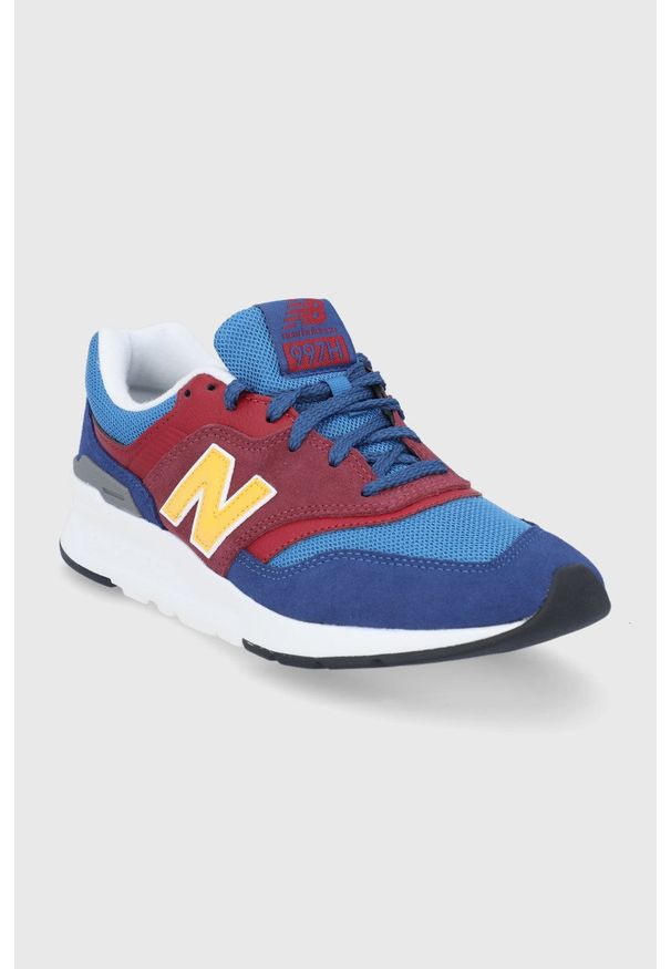 New Balance Buty CM997HVM kolor czerwony. Nosek buta: okrągły. Zapięcie: sznurówki. Kolor: czerwony. Materiał: guma