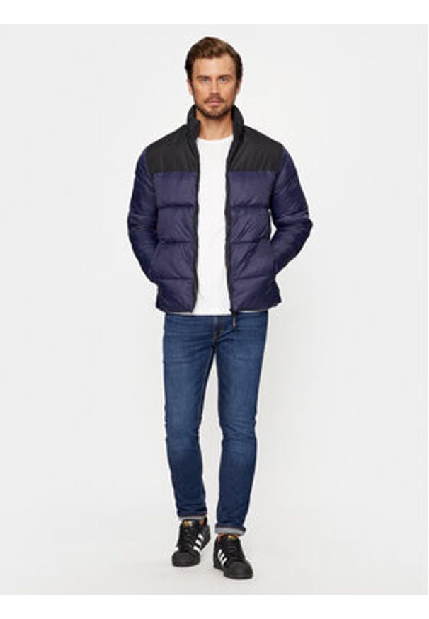 Jack & Jones - Jack&Jones Kurtka zimowa 12235860 Granatowy Regular Fit. Kolor: niebieski. Materiał: syntetyk. Sezon: zima