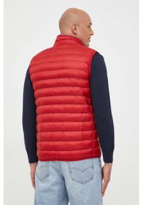 TOMMY HILFIGER - Tommy Hilfiger bezrękawnik męski kolor czerwony przejściowy. Kolor: czerwony. Materiał: poliester, materiał. Długość rękawa: bez rękawów #5