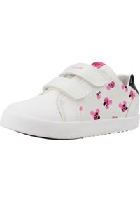 Geox - Buty GEOX B KILWI GIRL Biały. Kolor: biały. Materiał: skóra, syntetyk, tkanina. Sport: turystyka piesza #1