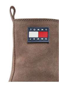 Tommy Jeans Botki Tjw Urban Lace Up Suede EN0EN02630 Brązowy. Kolor: brązowy. Materiał: skóra, zamsz