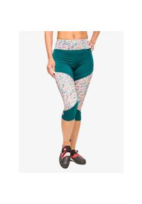 OCUN - Legginsy wspinaczkowe damskie Ocun Rhea 3/4 Leggings. Kolor: zielony