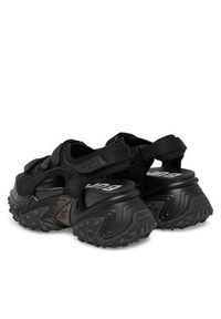 Buffalo Sandały Cerbo Sandal Track 1602366 Czarny. Kolor: czarny. Materiał: materiał #2