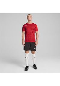 Puma - Męska koszulka z grafiką individualRISE PUMA Red. Kolor: czerwony