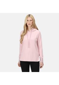 Hartside Regatta damska turystyczna bluza. Typ kołnierza: kaptur. Kolor: fioletowy, wielokolorowy, różowy. Sport: turystyka piesza