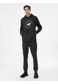 4f - Spodnie dresowe joggery męskie. Kolor: szary. Materiał: dresówka #1