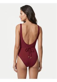 Max Mara Beachwear Strój kąpielowy Carisma 2616831229 Bordowy. Kolor: czerwony. Materiał: syntetyk #3