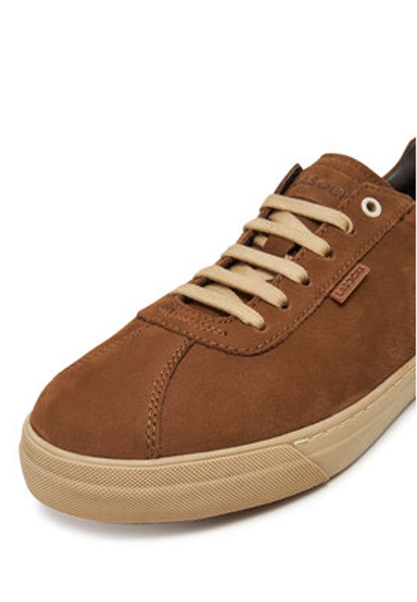 Lasocki Sneakersy MARS-02 MI08 Brązowy. Kolor: brązowy. Materiał: nubuk, skóra