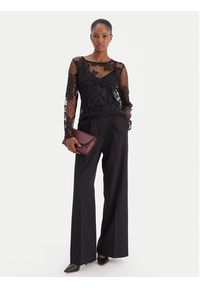 Rinascimento Bluzka CFC0126427003 Czarny Slim Fit. Kolor: czarny. Materiał: syntetyk #3