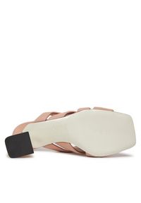 Pollini Klapki SA28117C1ITE0609 Różowy. Kolor: różowy. Materiał: skóra #3